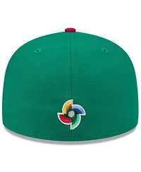 New Era Men's Green/Red Mexico Baseball 2026 World Classic 59FIFTY Fitted Hat