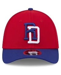 New Era Men's Red/Blue Dominican Republic Baseball 2026 World Baseball Classic M-Crown 39THIRTY Flex Hat