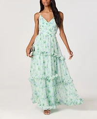 Astr the Label Women's Ayanna Ruffle Tiered Dress