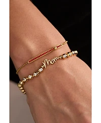 Alex and Ani Mom Elongated Crystal Stretch Bracelet