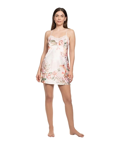 Linea Donatella Women's Floral Print Chemise