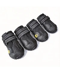 Dog Boots with Reflective Straps for Large Breeds - Rugged, Anti-slip, and Comfortable
