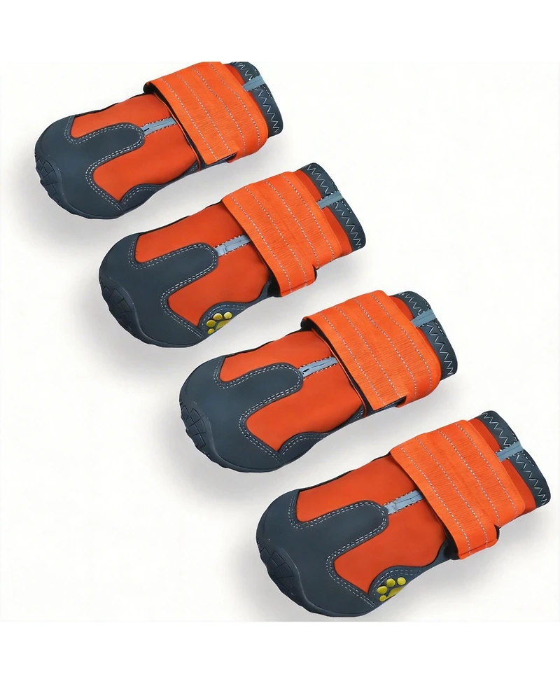 Dog Boots with Reflective Strips and Anti-slip Soles for Medium Large Dogs