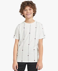 Champion Big Boys' Printed Short-Sleeve Crewneck T-Shirt