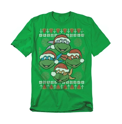 Teenage Mutant Ninja Turtles Men's Ugly Christmas T-Shirt