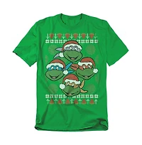 Teenage Mutant Ninja Turtles Men's Ugly Christmas T-Shirt