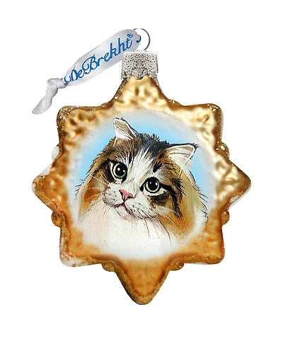 Designocracy Kitty Cat Mercury Holiday Ornament