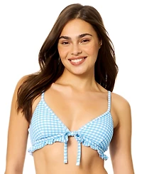Raisins Women's Shaye V-Neck Swim Bikini Top