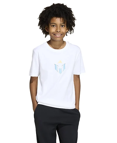 adidas Boys' 6-18 Messi Icon Graphic Soccer T-Shirt