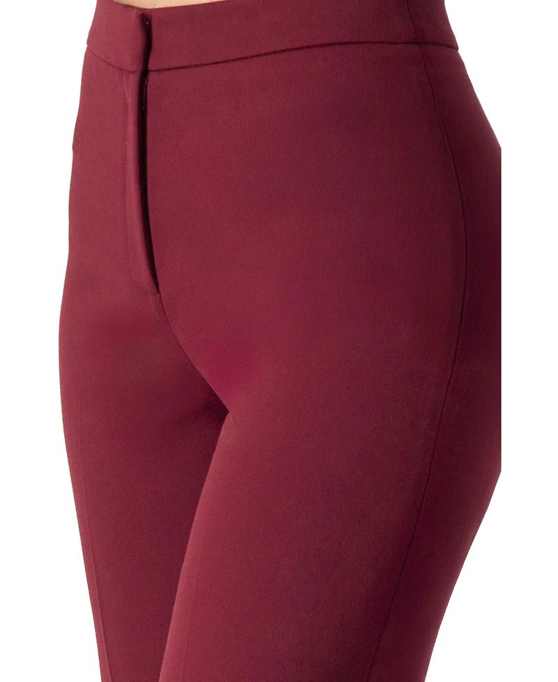 Ivonne Women's Flared Solid Pants