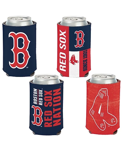 Wincraft Boston Red Sox 4-Pack 12oz. Can Cooler Set