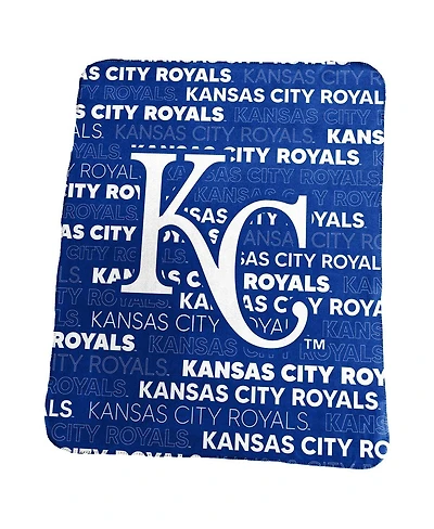 Logo Brands Kansas City Royals 50" x 60" Classic Fleece Throw Blanket