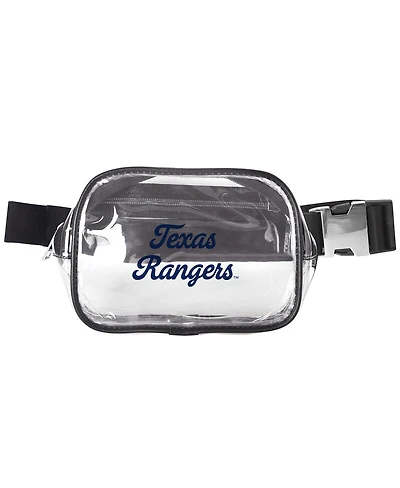 Logo Brands Texas Rangers Clear Belt Bag