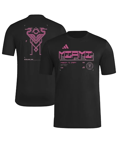 Adidas Men's Black Inter Miami Cf 2026 Anthem Aeroready Pregame T-Shirt