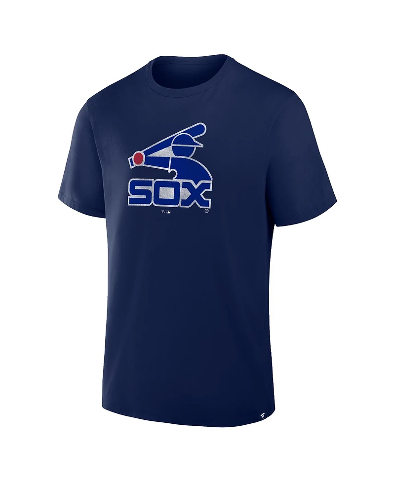 Fanatics Men's Navy Chicago White Sox Vintage Logo Legacy T-Shirt