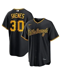 Nike Men's Paul Skenes Black Pittsburgh Pirates Alternate 2 Replica Jersey