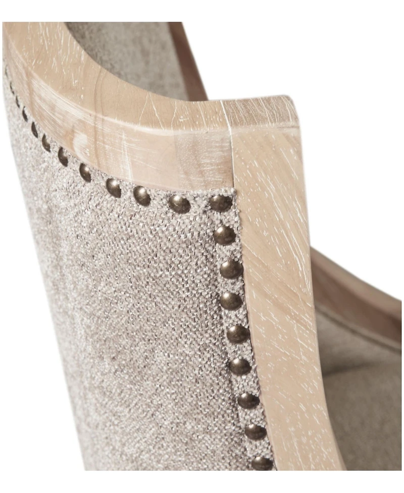 Martha Stewart Collection Elmcrest 24"W Upholstered Dining Chair with Nailhead Trim