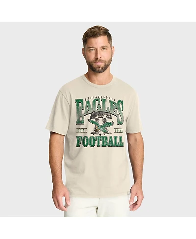 Fanatics Men's Cream Philadelphia Eagles Team Archives T-Shirt