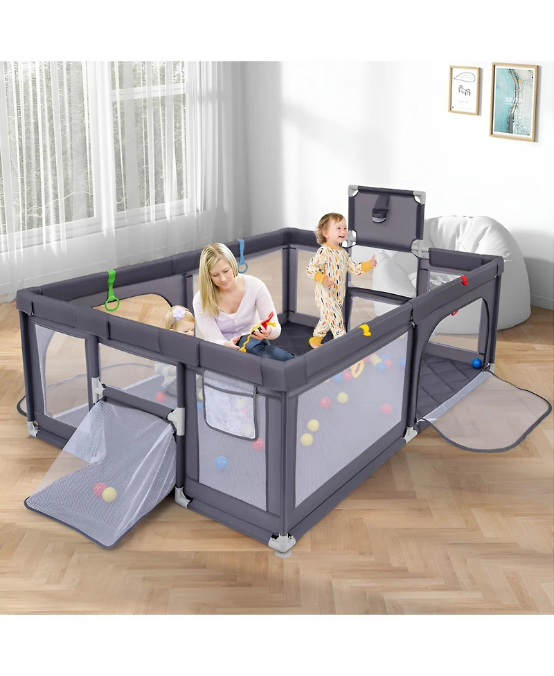 Large Baby Playpen with Mat and Ocean Balls