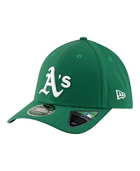 New Era Men's Green Athletics Player Replica 39THIRTY M-Crown Flex Hat