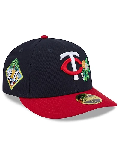 New Era Men's Navy/Red Minnesota Twins 2026 Spring Training Low Profile 59FIFTY Fitted Hat