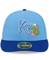 New Era Men's Light Blue/Royal Kansas City Royals 2026 Spring Training Low Profile 59FIFTY Fitted Hat