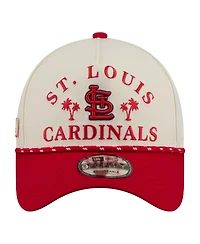 New Era Men's Cream St. Louis Cardinals 2026 Spring Training Fan Pack Rope A-Frame 9FORTY Adjustable Hat