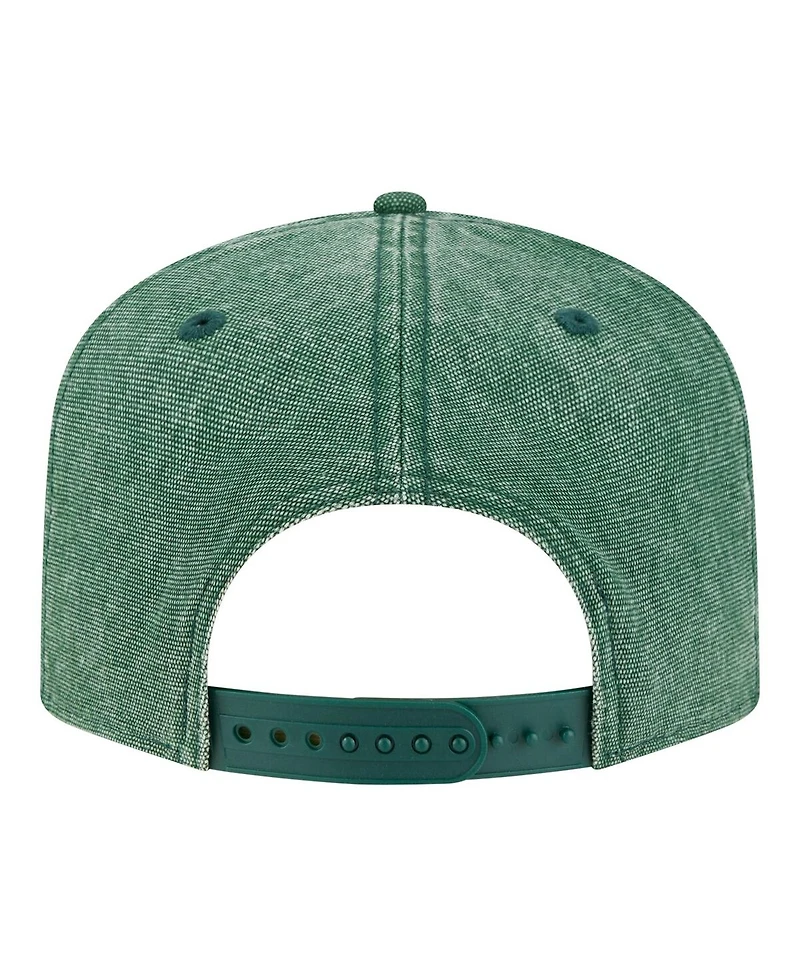 New Era Men's Green Athletics Denim Classic 19TWENTY Adjustable Hat