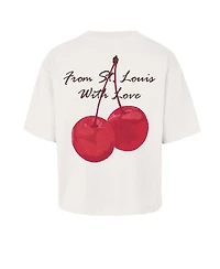 '47 Brand Women's Cream St. Louis Cardinals Love Letter Reed City T-Shirt