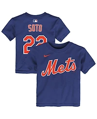 Nike Baby Boys and Girls Juan Soto Royal New York Mets Name Number T-Shirt