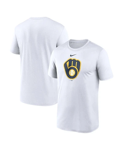 Nike Men's White Milwaukee Brewers New Legend Dri-fit T-Shirt