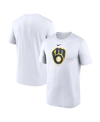 Nike Men's White Milwaukee Brewers New Legend Dri-fit T-Shirt