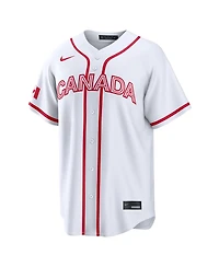 Nike Men's Josh Naylor White Canada Baseball 2026 World Classic Home Stadium Jersey