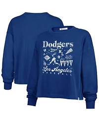 '47 Brand Women's Royal Los Angeles Dodgers Team Collage Sydney Long Sleeve T-Shirt