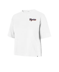 '47 Brand Women's White Detroit Tigers Collage Script Reed City T-Shirt