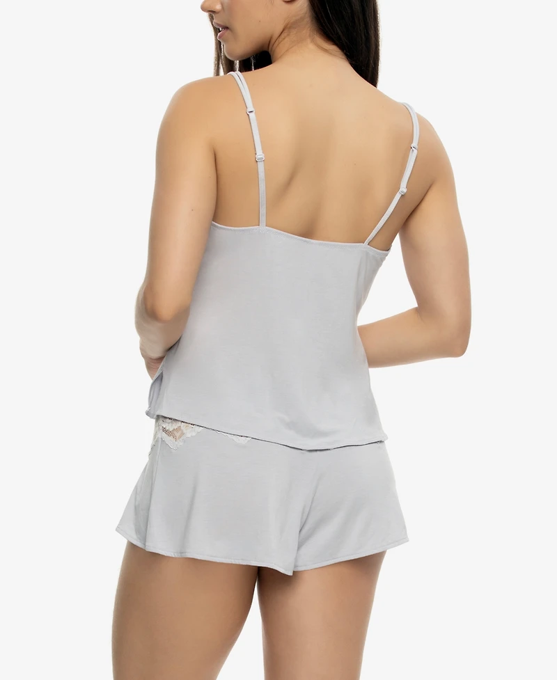 Jezebel Women's Myrna Modal Lace Cami and Shorts Set Style 999677
