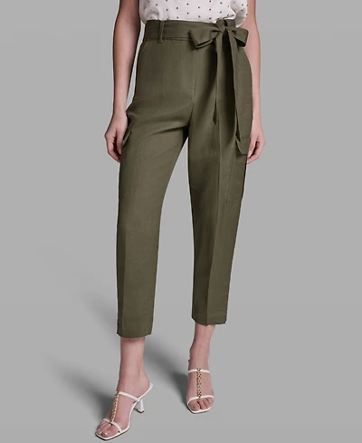 Bcbg Women's Tie-Waist Utility Pants