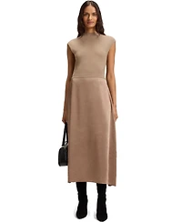 Boss by Hugo Women's Satin Skirt Knitted Dress