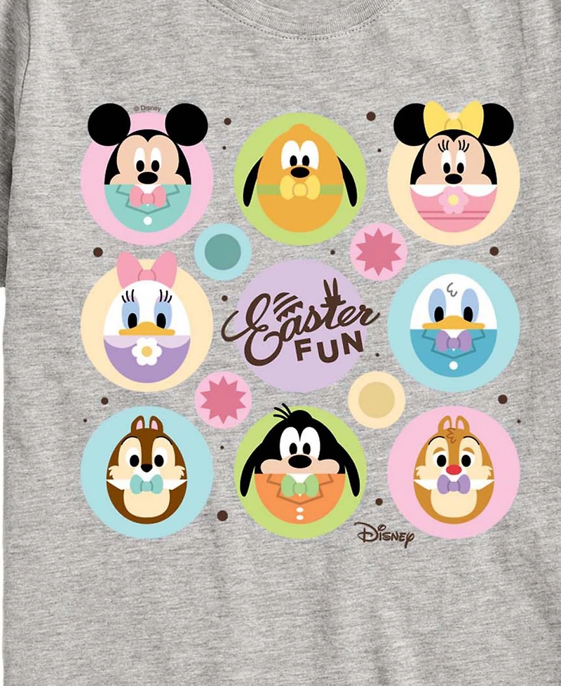 Disney Boys' Toddler 2T-5T Egg Character Grid Short-Sleeve Graphic T-Shirt