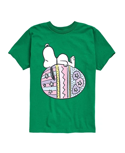 Peanuts Boys' 8-20 Snoopy Easter Egg Short-Sleeve Graphic T-Shirt