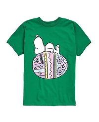 Peanuts Boys' 8-20 Snoopy Easter Egg Short-Sleeve Graphic T-Shirt