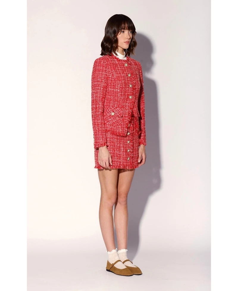 Walter Baker Women's Roxy Slim-Fit Tweed Jacket