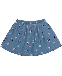 Hybrid Girls' 2T-6X Minnie Mouse Stripe T-Shirt and Skirt, 2-Piece Set