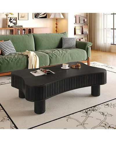Streamdale Furniture Streamdale Lift Top Coffee Table - Fluted Panel