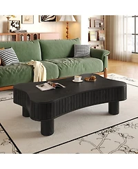 Streamdale Furniture Streamdale Lift Top Coffee Table - Fluted Panel
