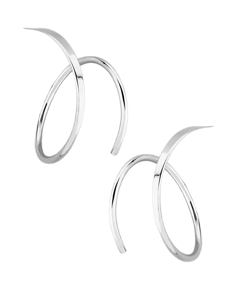 Endless Wire Cuff Earrings Set 14k Gold