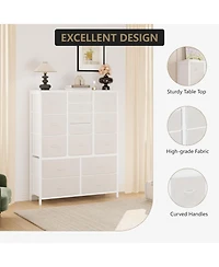 gaomon 15 Drawer Dresser, 15 Drawers Dresser for Bedroom,Tall Fabric Storage Cabinet with Multiple Drawers,Space-Saving Chest of Drawers for Bedroom