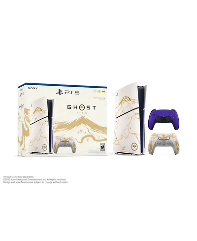 PlayStation PS5 Slim Ghost of Yotei Gold Limited Edition Bundle Dual Sense Controller