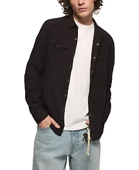 Lucky Brand Men's Spread Collar Western Shirt