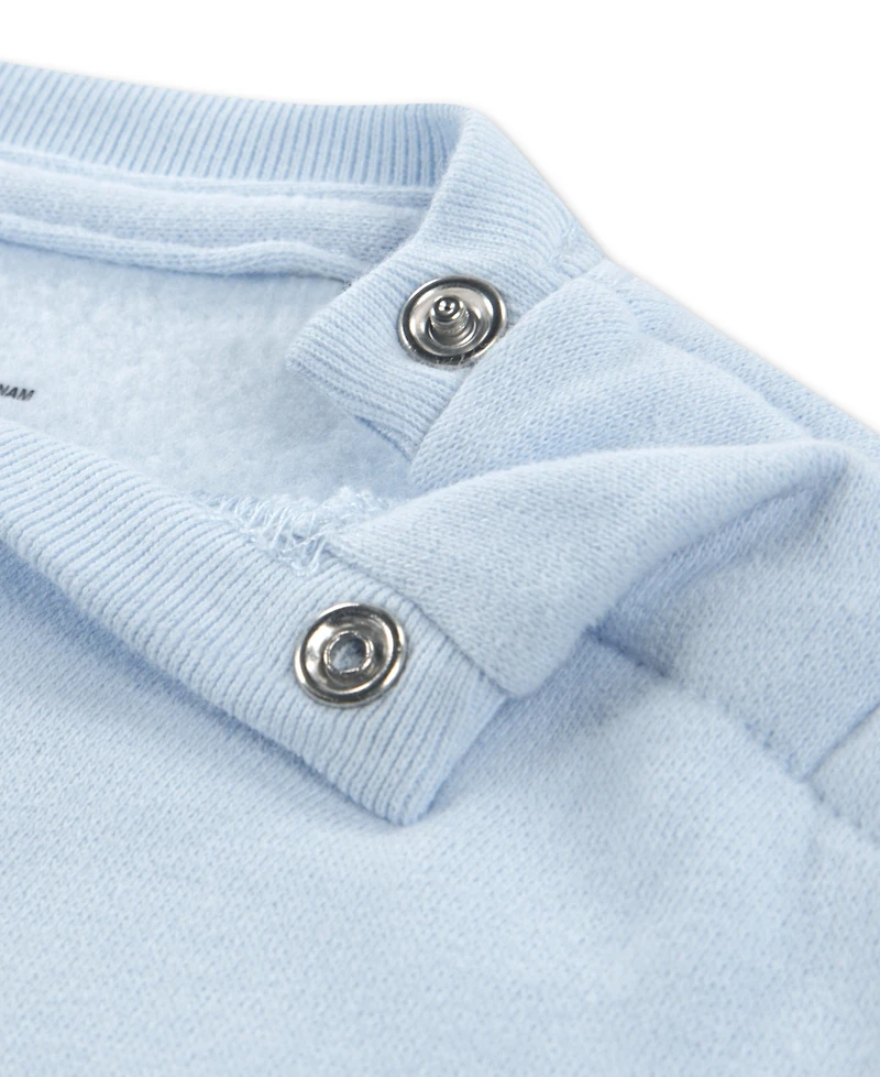 abercrombie kids Baby Girls' Crewneck Sweatshirt and Skirt, 2-Piece Set